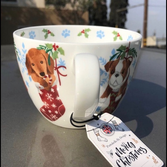 Holiday Stocking Christmas DOG Mug - Picture 3 of 4